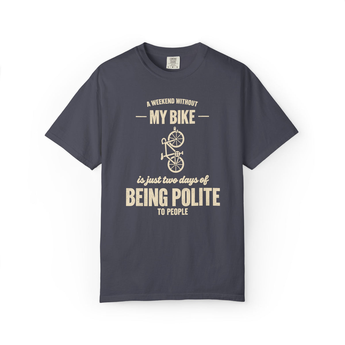 A Weekend Without My Bike T-Shirt -Cream Edition-