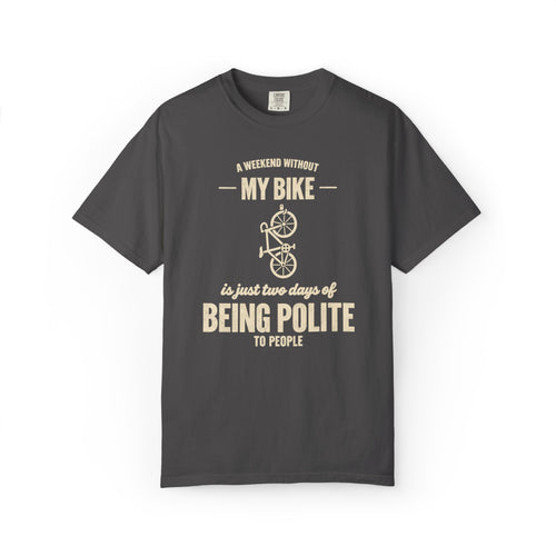 A Weekend Without My Bike T-Shirt -Cream Edition-