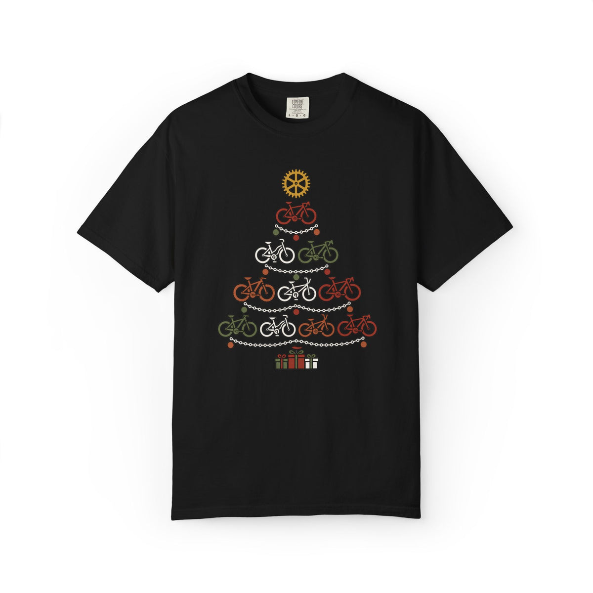 Bike Christmas Tree T-Shirt