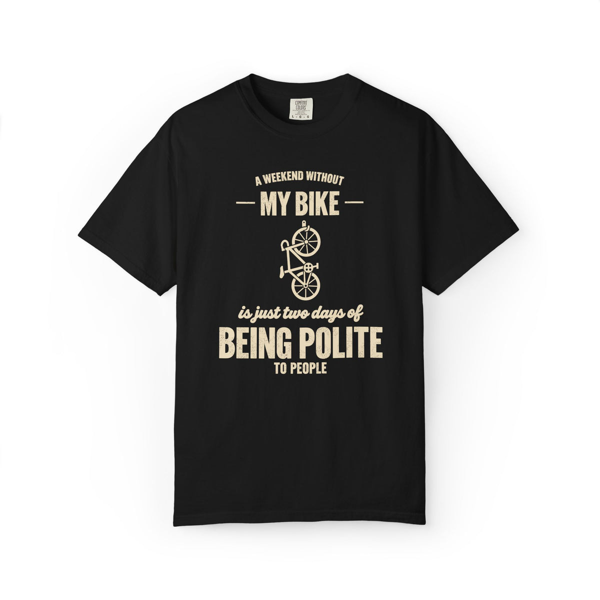 A Weekend Without My Bike T-Shirt -Cream Edition-