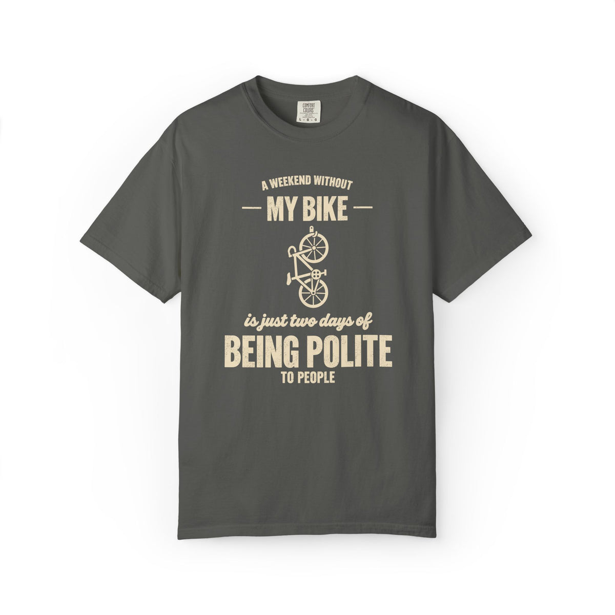 A Weekend Without My Bike T-Shirt -Cream Edition-
