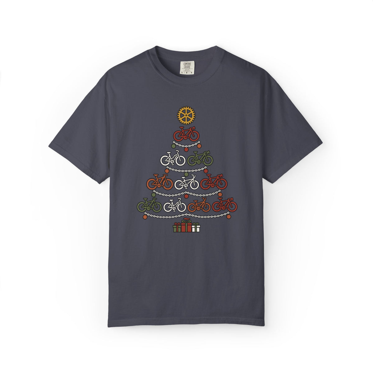 Bike Christmas Tree T-Shirt